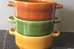 Bols empilables - Brun-866-Vert-Imperial-Soleil