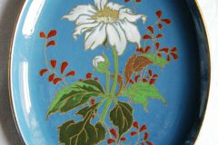 Beau-Plat-Ovale-En-Faience-Emaillee-Boch-Freres