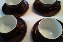 Espresso - Capuccino - fond-brun