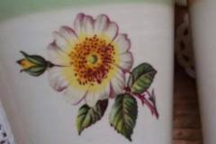 Gobelets à lait - Bandes-Engobees-6-tons-decalco-6-Fleurs