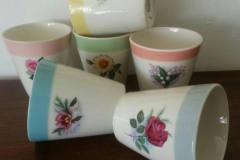 Gobelets à lait - Bandes-Engobees-6-tons-decalco-6-Fleurs