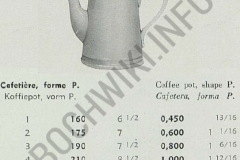 Porcelaine - cafetiere-forme-P