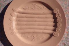 Service à asperges - Pâte Rose