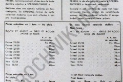 1958 {SPRINGFLOWER} - Springlower-prijslijst