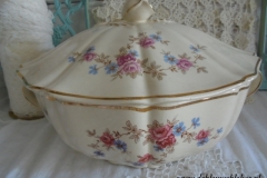 Tournai - Brocante-dekschaal-bloemtjes-Vepe