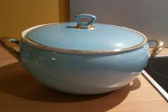 Versailles - Engobe-Bleu-Baleares-avec-Or